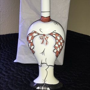 Decorative hand painted bottle